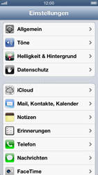 Apple iPhone 5 - Internet - Manuelle Konfiguration - 3 / 10