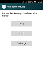 Huawei Y3 - E-Mail - Konto einrichten - 1 / 1