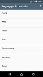Sony Xperia X - Internet - Manuelle Konfiguration - 1 / 1
