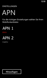 Nokia Lumia 920 LTE - Internet - Manuelle Konfiguration - 0 / 0
