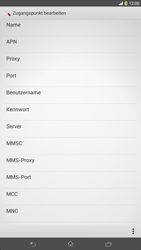 Sony Xperia Z Ultra LTE - Internet - Manuelle Konfiguration - 12 / 20