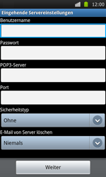 Samsung Galaxy S - E-Mail - Konto einrichten - 8 / 18