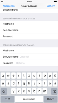 Apple iPhone 7 Plus - E-Mail - Konto einrichten - 14 / 27