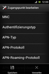 Sony Xperia Miro - Internet - Manuelle Konfiguration - 0 / 0