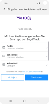Samsung Galaxy S10e - E-Mail - Konto einrichten (yahoo) - 9 / 12