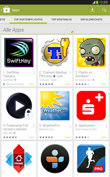 Samsung Galaxy Note 8-0 - Apps - Herunterladen - 0 / 0