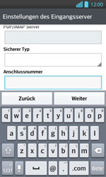 LG Optimus L7 II - E-Mail - Konto einrichten - 2 / 2