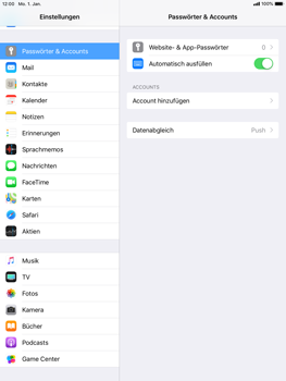 Apple iPad Air - E-Mail - Konto einrichten (yahoo) - 4 / 11