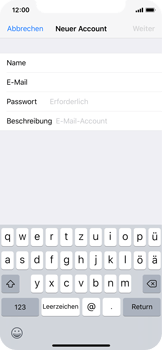 Apple iPhone X - E-Mail - Konto einrichten - 1 / 1
