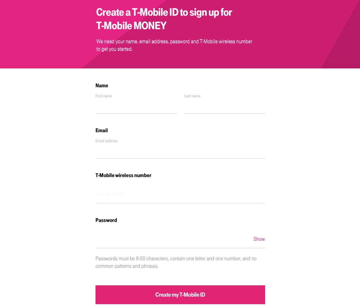 Sign Up Without T Mobile Id Desktop T Mobile Support