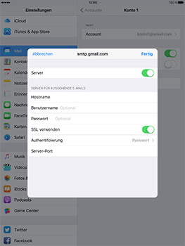 Apple iPad Mini 4 - E-Mail - Konto einrichten - 21 / 32