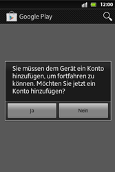 Sony Xperia Go - Apps - Konto anlegen und einrichten - 2 / 2