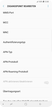 Samsung Galaxy S9 Plus - Internet - Apn-Einstellungen - 0 / 0