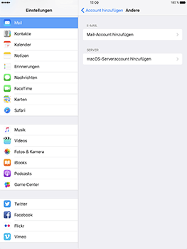 Apple iPad Pro 9.7 inch - E-Mail - Konto einrichten - 2 / 2