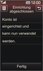 LG Cookie - E-Mail - Konto einrichten - 1 / 1