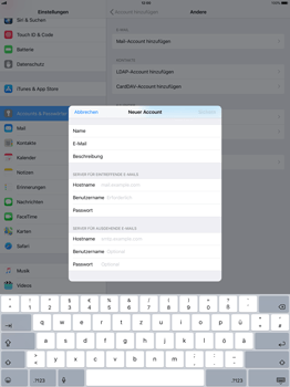 Apple iPad Pro 12.9 inch - E-Mail - Konto einrichten - 2 / 2
