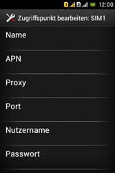 Sony Xperia Tipo Dual - Internet - Manuelle Konfiguration - 1 / 1