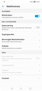 Huawei Nova 3 - Internet - Manuelle Konfiguration - 8 / 26