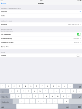 Apple iPad Pro 12.9 inch - E-Mail - Konto einrichten - 1 / 1