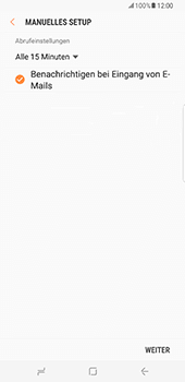 Samsung Galaxy S8 Plus - E-Mail - Konto einrichten - 0 / 0