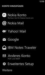 Nokia Lumia 925 - E-Mail - Konto einrichten - 0 / 0
