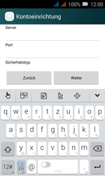 Huawei Y3 - E-Mail - Konto einrichten - 0 / 0