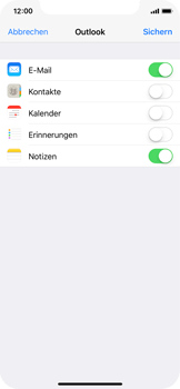 Apple iPhone X - E-Mail - Konto einrichten (outlook) - 2 / 2