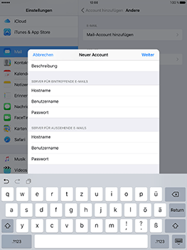 Apple iPad Mini 4 - E-Mail - Konto einrichten - 14 / 32