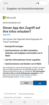 Samsung Galaxy S10 Plus - E-Mail - Konto einrichten (outlook) - 9 / 16