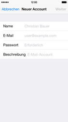 Apple iPhone 5s - E-Mail - Konto einrichten - 0 / 0