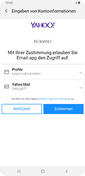 Samsung Galaxy S9 Plus - E-Mail - Konto einrichten (yahoo) - 9 / 12