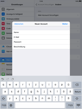 Apple iPad mini 3 - E-Mail - Konto einrichten - 9 / 27