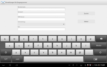 Sony Xperia Tablet Z LTE - E-Mail - Konto einrichten - 2 / 2