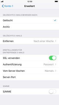 Apple iPhone 7 Plus - E-Mail - Konto einrichten - 22 / 27
