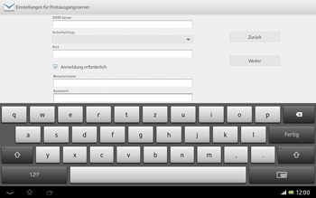 Sony Xperia Tablet Z LTE - E-Mail - Konto einrichten - 2 / 2