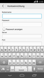 Huawei Ascend P7 - E-Mail - Konto einrichten - 2 / 2