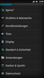 Sony Xperia S - Internet - Manuelle Konfiguration - 4 / 22