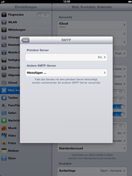 Apple iPad 3 - E-Mail - Konto einrichten - 18 / 22