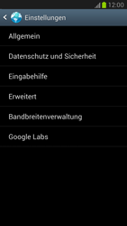 Samsung Galaxy Note 2 - Internet - Manuelle Konfiguration - 0 / 0