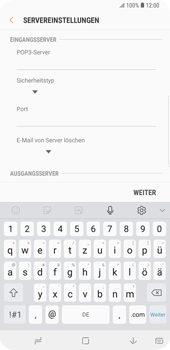 Samsung Galaxy S9 Plus - E-Mail - Konto einrichten - 0 / 0