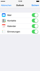 Apple iPhone 5c - E-Mail - Konto einrichten (outlook) - 8 / 11