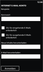 Nokia Lumia 800 - E-Mail - Konto einrichten - 2 / 2