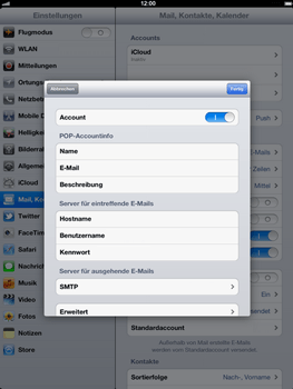 Apple iPad 3 - E-Mail - Konto einrichten - 15 / 22