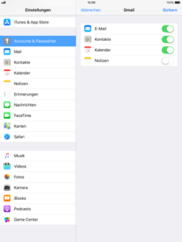 Apple iPad Pro 9.7 inch - E-Mail - Konto einrichten (gmail) - 9 / 12