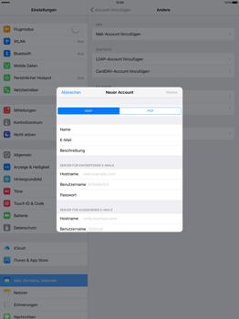 Apple iPad Pro 12.9 inch - E-Mail - Konto einrichten - 0 / 0