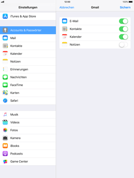 Apple iPad mini 2 - E-Mail - Konto einrichten (gmail) - 8 / 11