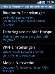 Samsung Galaxy Mini - Internet - Manuelle Konfiguration - 6 / 24