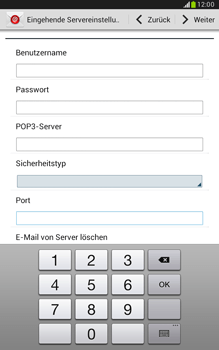 Samsung Galaxy Note 8-0 - E-Mail - Konto einrichten - 0 / 0