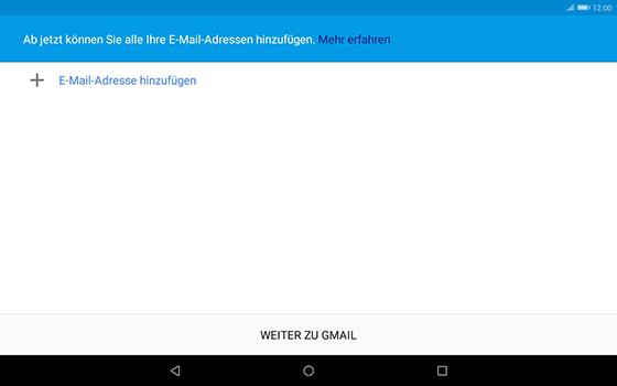 Huawei MediaPad T3 (10.0) LTE - E-Mail - Konto einrichten (gmail) - 2 / 2