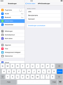 Apple iPad mini 2 - Internet - Manuelle Konfiguration - 7 / 9